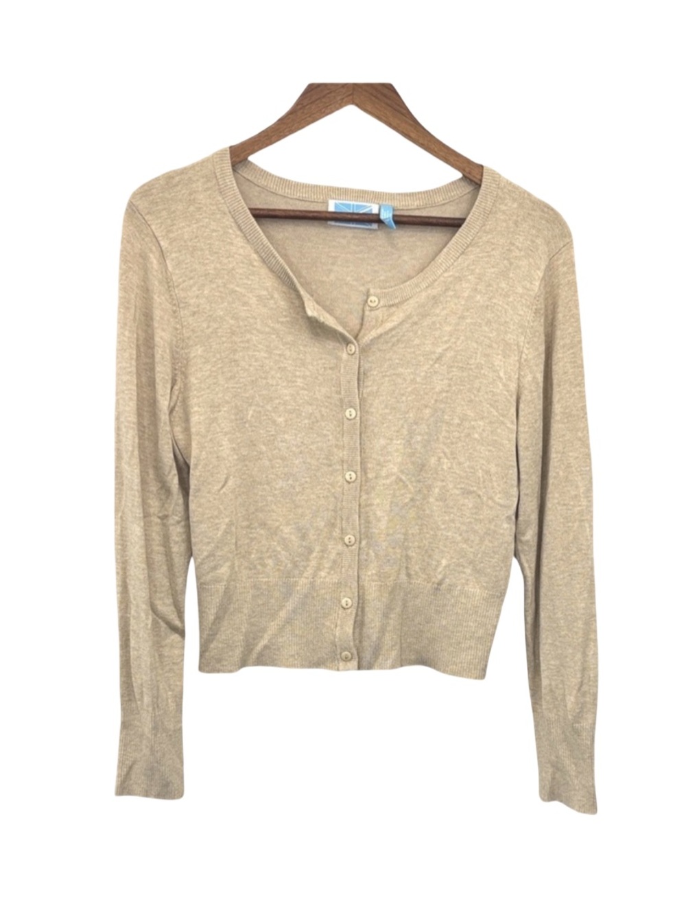 Survival Elegant Tan Button Down Cardigan